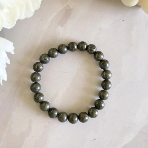 Pure Natural Pyrite Power Bracelet – Clarity & Strength