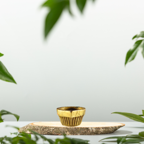 Sacred Eternal Glow Brass Diya – Symbol of Faith & Positivity