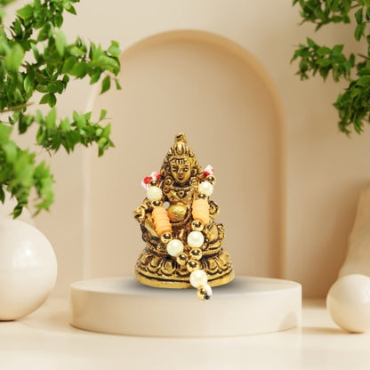 Divine Kuber Brass Idol – Lord of Wealth & Treasures