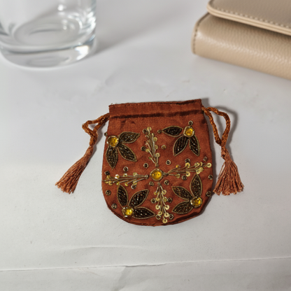 Velvet Blossom Jewelry Pouch