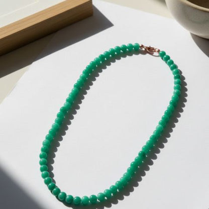 Stylish Green Beaded Necklace for Women – Trendy Fashion Jewelry