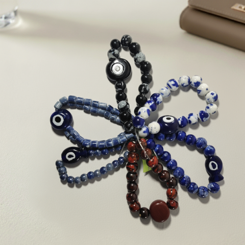 Evil Eye Guard Combo – Ocean Blue & Midnight Black Bracelets