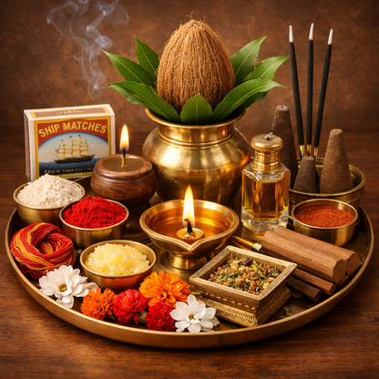 Traditional Hindu Puja Kit