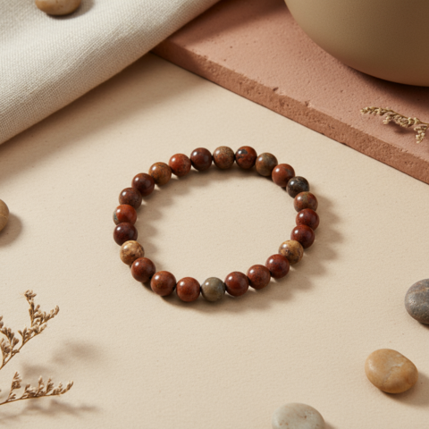 Desert Harmony Brown Jasper Healing Bracelet