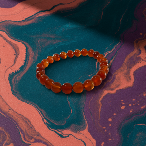 Carnelian Vitality Energy Stone Bracelet