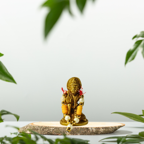 Divine Veer Bajrangbali Brass Idol – Embodiment of Courage & Protection