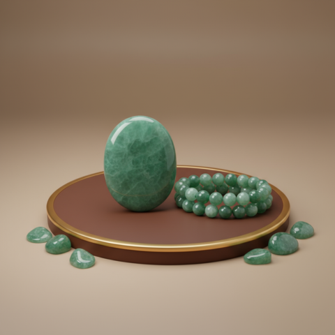 Jade Harmony Green Crystal Bracelet