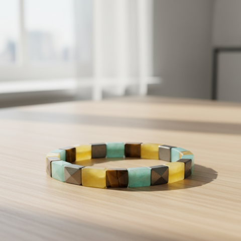 Money Magnet Pyramid Bracelet