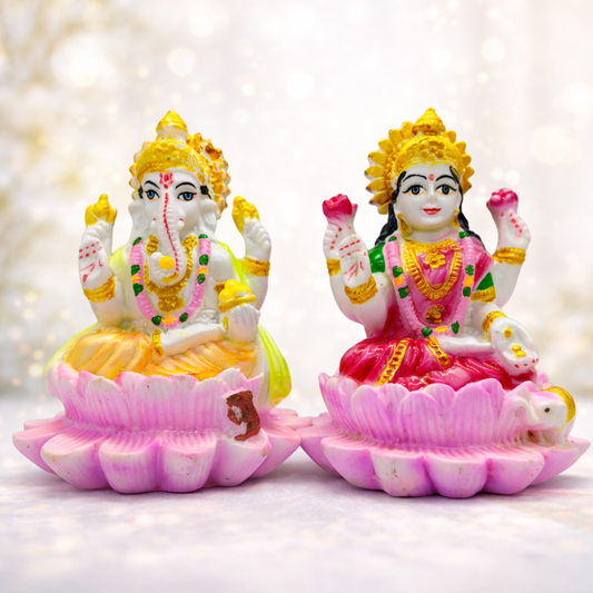 Divine Lakshmi Ganesh Idol Set for Home & Office – Prosperity & Wealth
