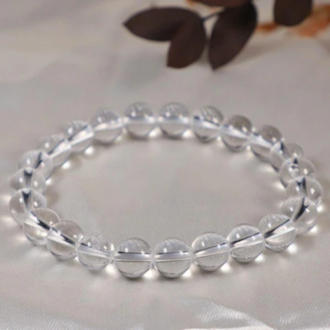 100% Genuine Clear Quartz Crystal Bracelet – Energy Cleansing & Healing Stone for Positivity