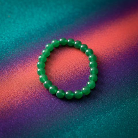 Jade Harmony Green Crystal Bracelet