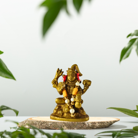Har Har Mahadev Brass Idol