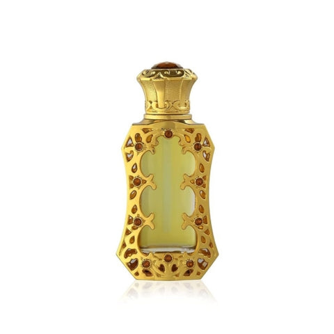 Ornate Gold Perfume/Attar Bottle – Gem-Studded Design