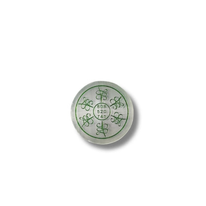 Selenite Engraved Energy Disk