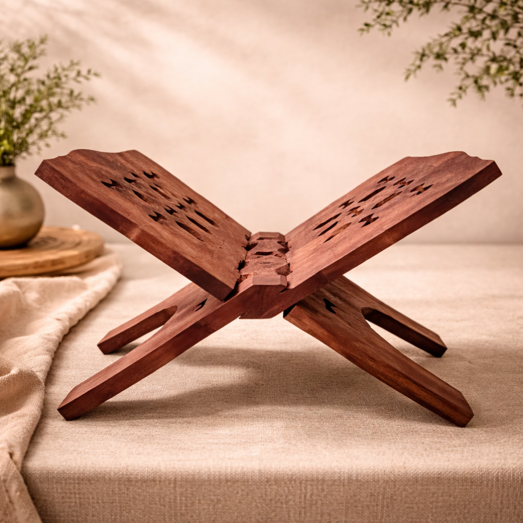 Large Foldable Wooden Book Stand