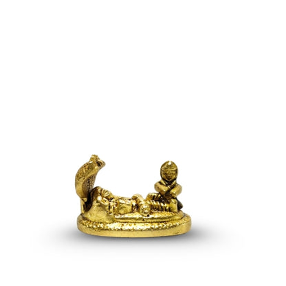 Shree Vishnu Lakshmi Brass Idol – Divine Prosperity & Protection