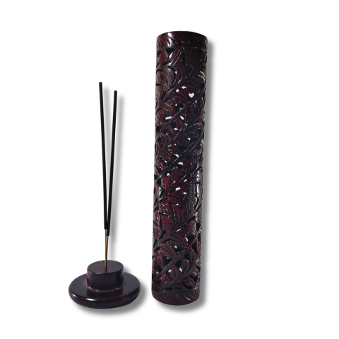 Tranquil Flame Agarbatti & Incense Stand – Premium Stone Finish