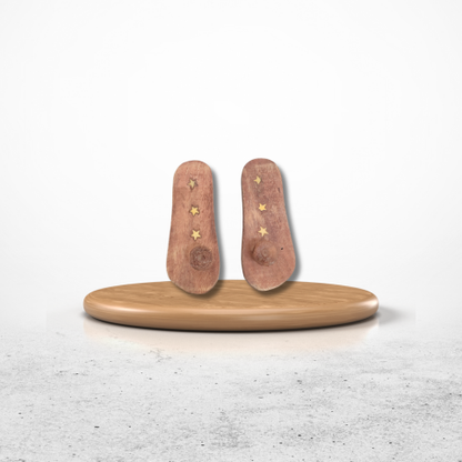 Pure Wooden Charan Paduka – Holy Temple Accessory