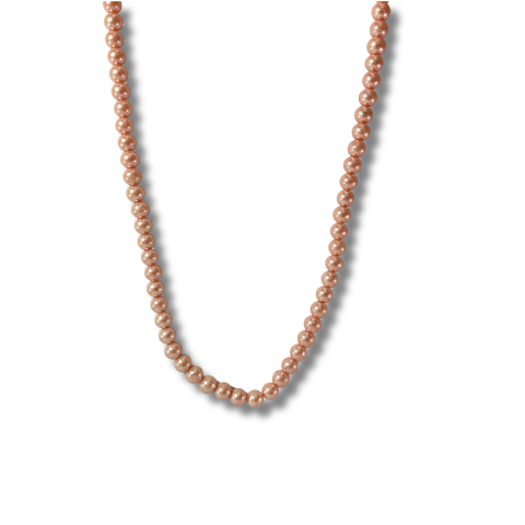 Elegant Pink Pearl Necklace for Women – Classic Jewelry Gift | No Bag Service