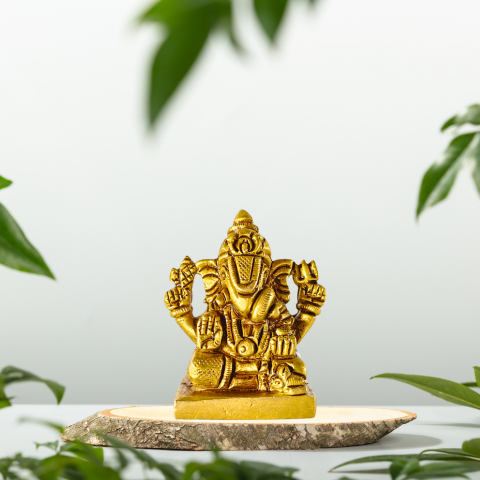 Holy Mangalmurti Ganesha Brass Idol – Source of Joy & Auspicious Beginnings