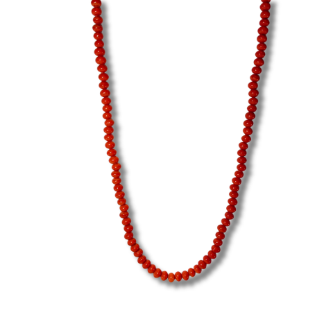 Stylish Red Beaded Necklace – Fashion Jewelry for Women