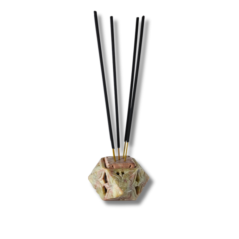 Divine Aura Stone Agarbatti Holder – Daily Pooja Essential
