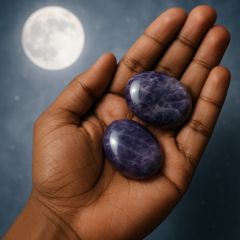 Lunar Calm Amethyst Healing Stones