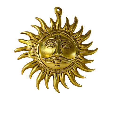 Divya Aditya Brass Idol – Eternal Sun God, Source of Energy & Light