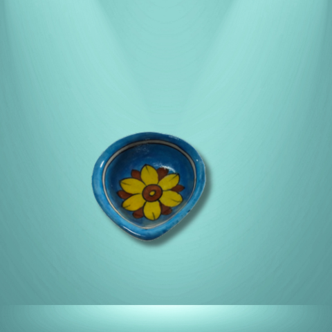 Handmade Marble Pooja Oil Diya