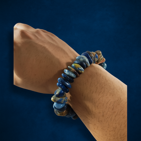 Lapis Lazuli Bracelet – Stone of Wisdom, Truth & Spiritual Enlightenment