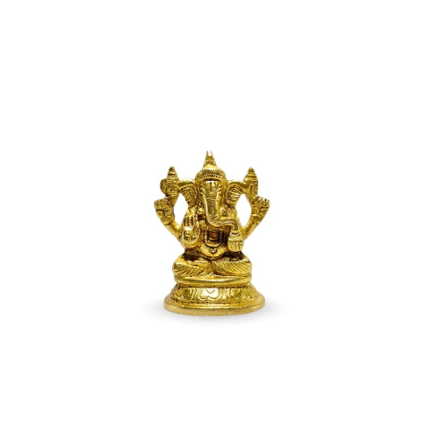 Divine Siddhivinayak Brass Ganesh Idol – Blessings of Wisdom & Prosperity