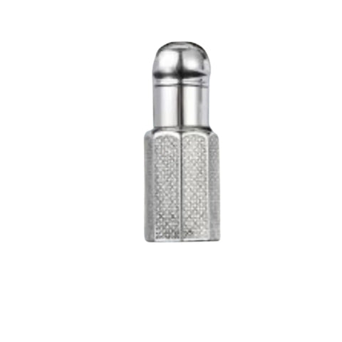 Silver Designer Perfume/Ittar Bottle – Metallic Texture