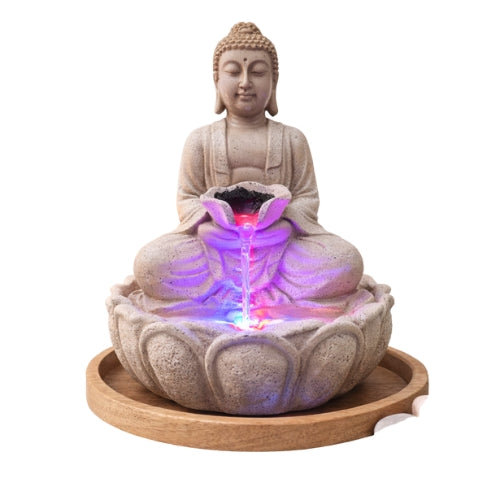 Meditating Buddha Water Fountain in Dhyana Mudra