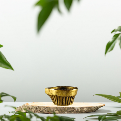 Sacred Eternal Glow Brass Diya – Symbol of Faith & Positivity