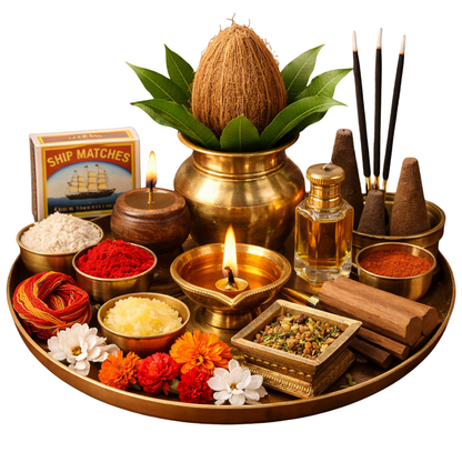 Traditional Hindu Puja Kit