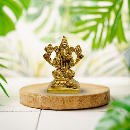 Siddhivinayak Shree Ganesh Brass Idol
