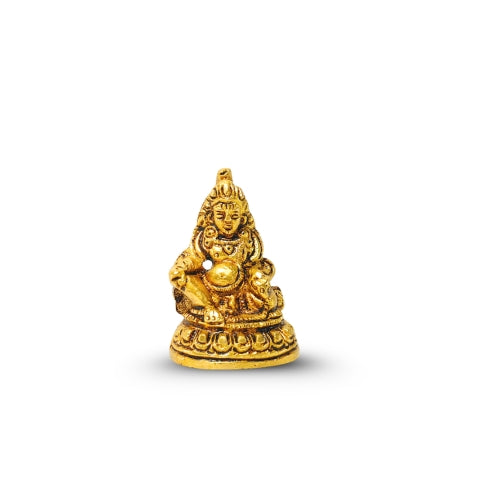 Divine Kuber Brass Idol – Lord of Wealth & Treasures
