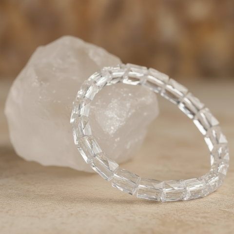100% Genuine Clear Quartz Bracelet
