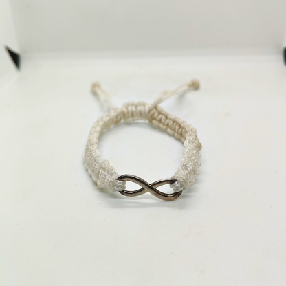 White Infinity Bracelet