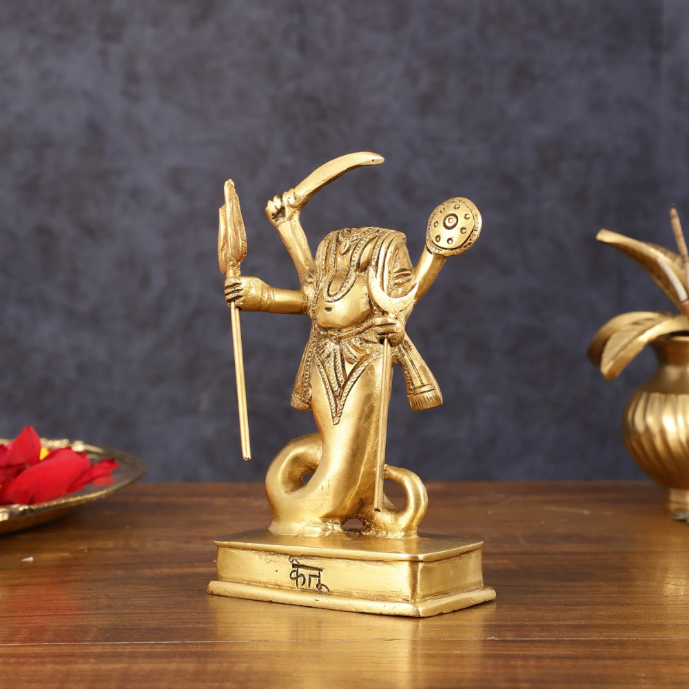 Big Brass Ketu Dev Murti (20 Inch) – Powerful Navgraha Ketu Idol for Home Temple & Vastu