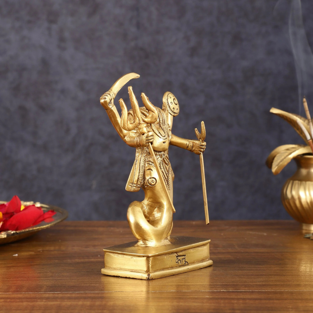 Big Brass Ketu Dev Murti (20 Inch) – Powerful Navgraha Ketu Idol for Home Temple & Vastu