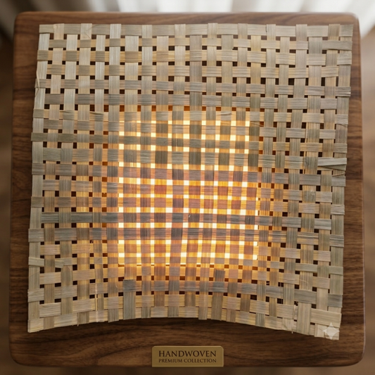 Handmade Bamboo Mat – Woven Natural Bamboo Decorative Mat for Home