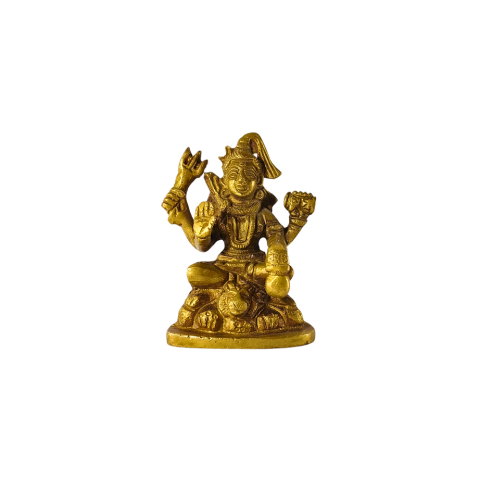 Har Har Mahadev Brass Idol