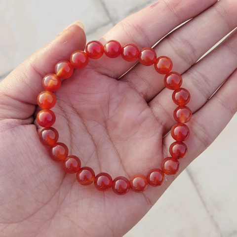 100% Genuine Carnelian Vitality Energy Stone Bracelet