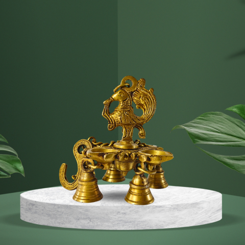 Sacred Hanging Jyoti Diya – Symbol of Faith & Harmony