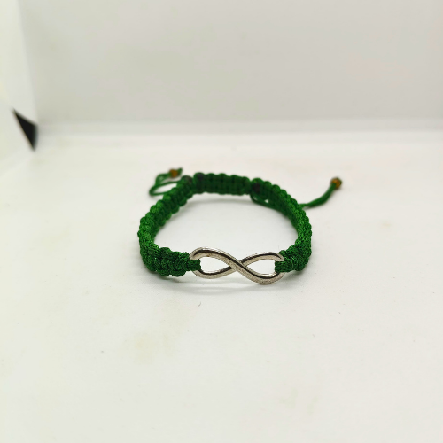 Green Infinity Bracelet