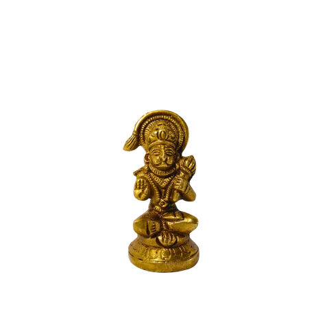 Pawanputra Hanuman Brass Idol – Guardian of Faith & Bravery