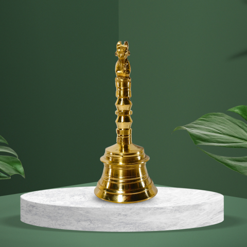 Divine Shree Brass Ghanti – Call of Devotion & Blessings