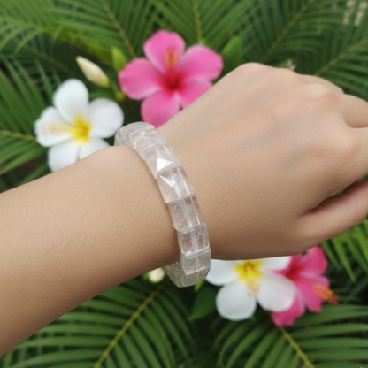 100% Genuine Clear Quartz Bracelet