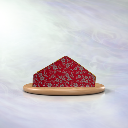 Royal Red Velvet Pooja Singhasan – Golden Temple Aasan